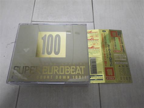 【目立った傷や汚れなし】cd3枚組 スーパーユーロビート Vol100 Super Eurobeat Disco ディスコ リクエストカウントダウン100曲 J Euro 浜崎あゆみ Max