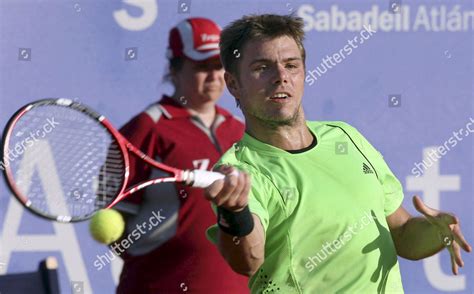 Swiss Tennis Player Stanislas Wawrinka Returns Editorial Stock Photo