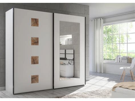 Armoire Portes Coulissantes Samara Blanc Portes Conforama Ch