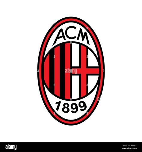 Vinnitsa Ukraine October Milan Italy Soccer Club Logo