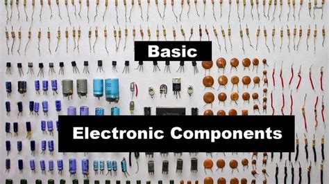 A Guide to Basic Electronic components #makereducation | Electronic ...