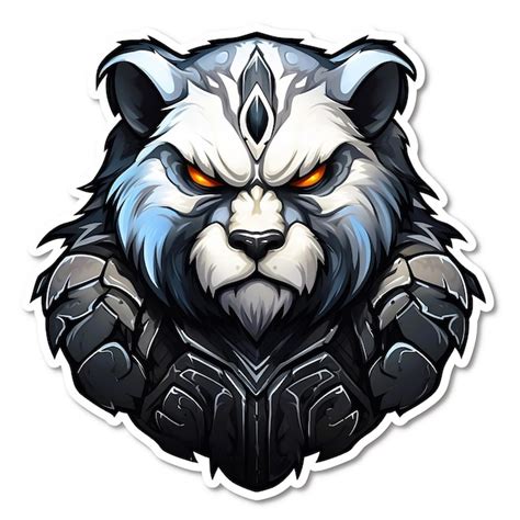 Premium AI Image | Panda warrior
