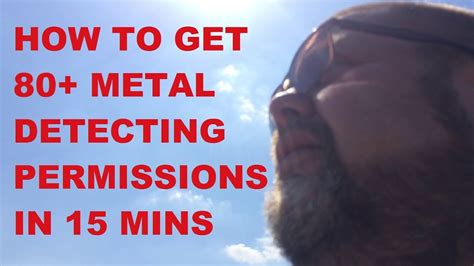 How To Get 80 New Uk Metal Detecting Permissions In 15 Minutes Youtube