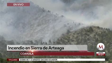 Incendio En Sierra De Arteaga Fuera De Control Por Viento Grupo Milenio