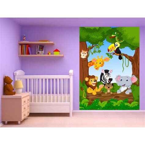 Stickers Muraux Enfant G Ant Animaux Jungle Stickers Muraux Enfant