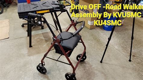 Drive Medical Off Road Walker Assembly By Kvusmc Ku4smc Youtube