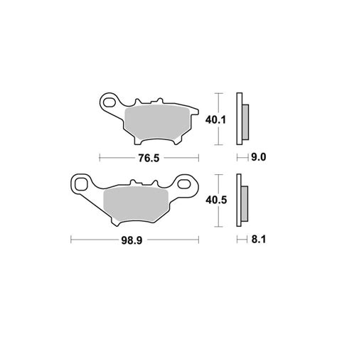 Plaquettes de Frein SBS Céramique 206HF Pièces Freinage sur La