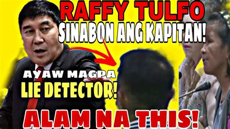 SEN RAFFY TULFO UMUSOK SA GALIT SA ISANG KAPITAN NAKAKAGULAT ANG