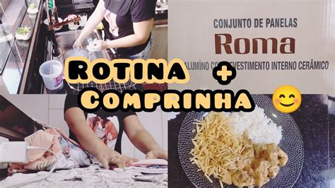 Rotina Do Dia Compramos Um Jogo De Panelas Rotinadodia Organiza O