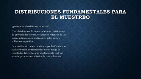 Distribuciones Fundamentales De Muestreopptx