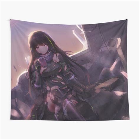 Armor M A Girls Frontline With Gun Sexy Lewd Boobs Tits Thighs Hentai Anime Girl Tapestry