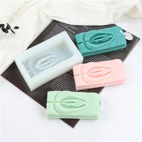 Female Vagina Sex Silicone Candle Molds Soap Clay Resin Mould Tool Scented Crafts For Bedroom