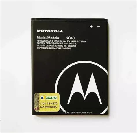 Bateria Motorola Moto E Plus Xt Kc Original Mercadolivre