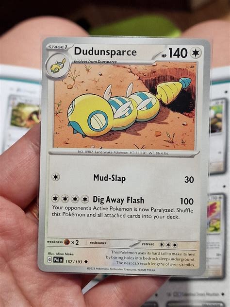 Karta Pokemon Dudunsparce Pal Paldea Evolved Gda Sk Kup Teraz