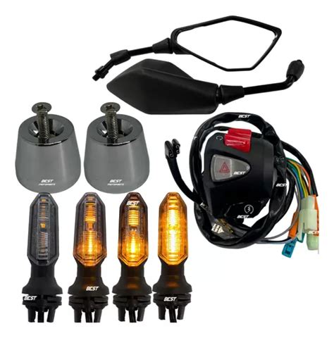 Kit 4 Pisca Seta Led Retrovisor Z400 Peso Pcx E Punho Cb500 Frete grátis