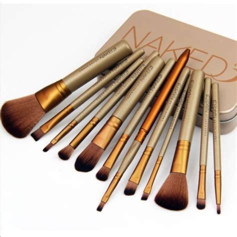 Jual COD KUAS NAKED 3 ISI 12 KUAS NAKED MAKE UP BRUSH KALENG ISI 12 Ori Shopee Indonesia