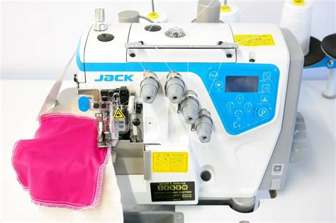 Jack C4 5 Thread Automatic High Speed Industrial Overlocker Overlocking