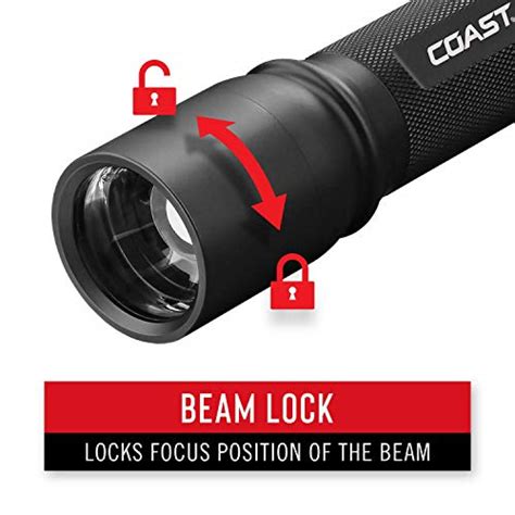 COAST HP7 650 Lumen Focusing LED Flashlight With SLIDE FOCUS And BEAM