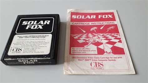 Solar Fox Atari Prix Photo Pr Sentation