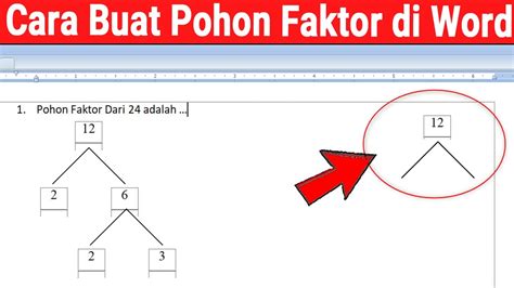 Cara Membuat Diagram Pohon Di Word