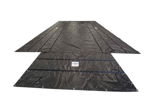 X Steel Tarp With End Flap And Rows Of D Rings Oz