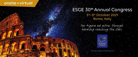 Submit Your Abstract To The ESGE 30th Annual Congress Onsite Virtual