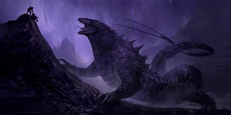 Godzilla Vs Kong Concept Art Shows Hollow Earth Lizard Doug Early Design