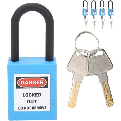 5 set 38mm lockout tagout lock isolé cadenas de sécurité poutre en