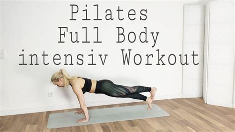 Pilates Workout Mittelstufe Ganzkörpertraining 1 Stunde Intensiv