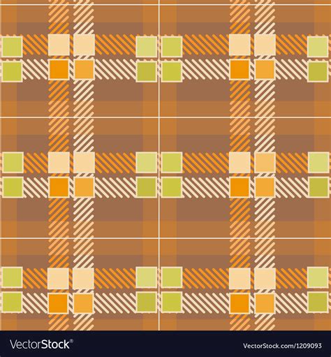 Modern Yellow Plaid Pattern Royalty Free Vector Image