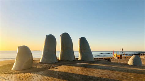 “The Hand” Sculpture in Punta del Este is the Symbol of Uruguay