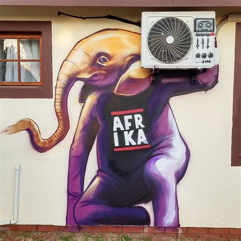 Elephant Street Art By Falko One Street Art Graffiti Graffiti