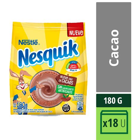 Cacao En Polvo Nesquik Original X 180 G Mayorista El Cóndor