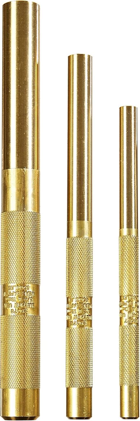 Mayhew Tools 61360 3 Pc Brass Drift Punch Set Uk Diy And Tools