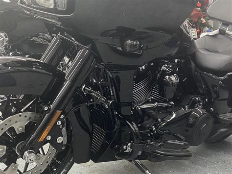 Amazon Vivid Black Fairing Spoilers Cover Fit For Harley Touring