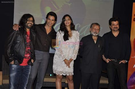 Sonam Kapoor Shahid Kapoor Pankaj Kapoor Kunal Ganjawala Anil Kapoor At Mausam Film Music