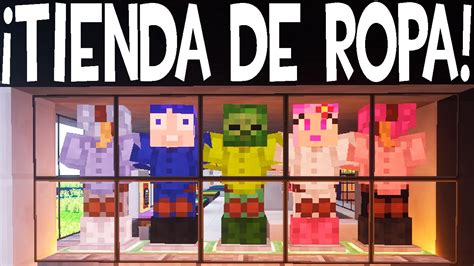 CÓmo Hacer Una Tienda De Ropa En Minecraft Youtube