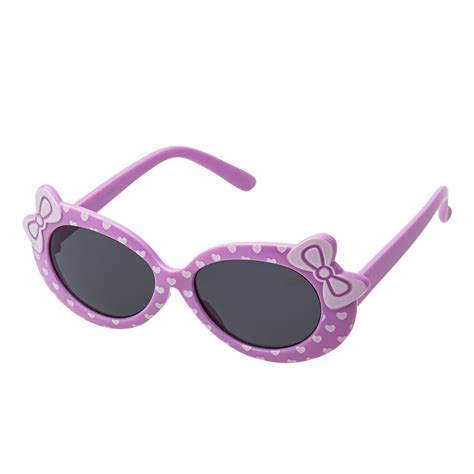 1 Purple Kids Girls Childrens Sunglasses Cute Bow Style Glasses Shades