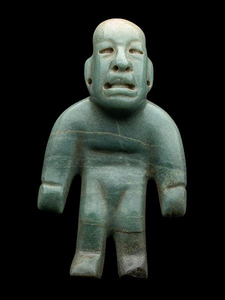 An Olmec Jade Figure