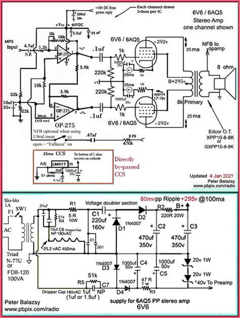 6v6 Or 6aq5 Pp Integrated Amp Wccs Diyaudio