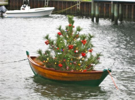 Christmas Tree Boat Coastal Christmas Nantucket Island Ocean House