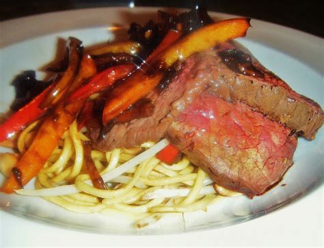 recipes red cooked beef   bed  egg noodles