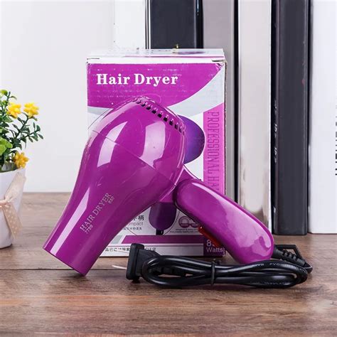 Mini Secador De Cabelo Profissional Coletando Bocal V Eua Plug Dobr