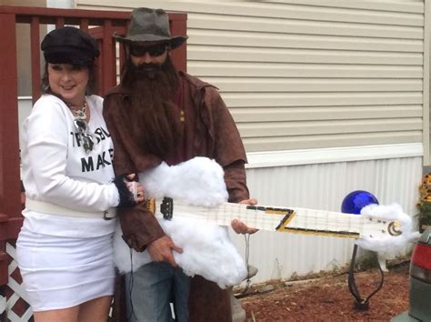 80 S Party Zz Top Made Guitar Out Of Cardboard Stuffing And Paint 80s Party Zz Top Halloween