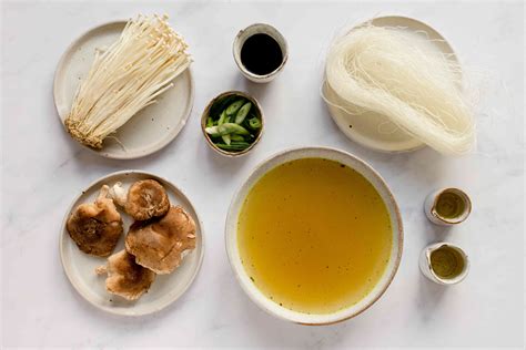 Japanese Mushroom Soup Recipe With Enoki And Shiitake