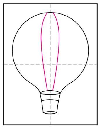Easy How To Draw A Hot Air Balloon Tutorial And Hot Air Balloon Coloring Page Artofit