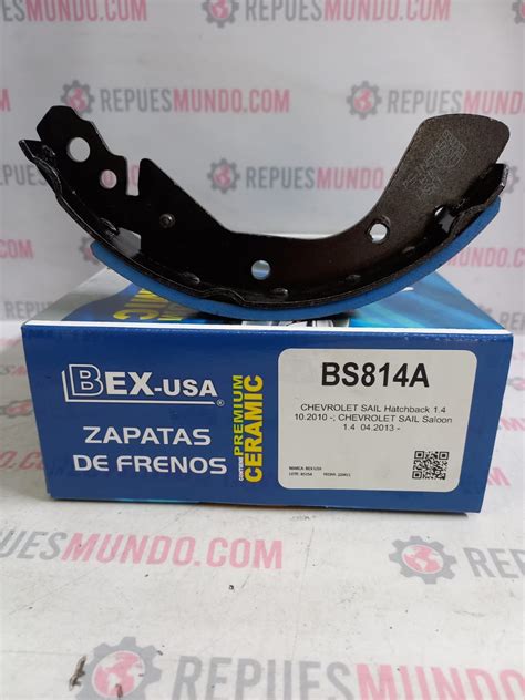 Bandas Zapatas Para Freno Chevrolet Aveo Spark Gt Sail Ref Bs Mj