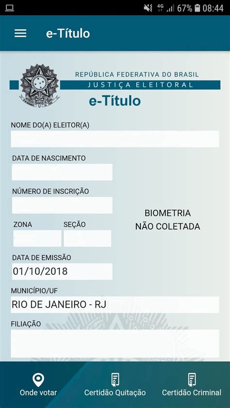 Em Sete Cidades Do Rj Quem Perdeu O Cadastramento Biom Trico N O Poder