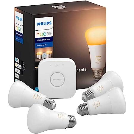 Philips Hue Pack De 4 Focos Con 16 Millones De Colores A19 10 5W Hue