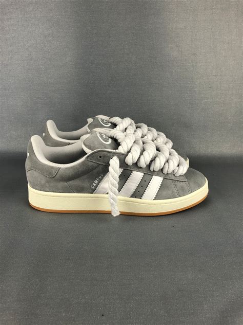 Adidas Campus 00s Gris | Lacets Corde Blanc – Ropez4u